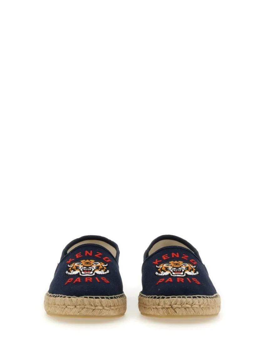 Thumbnail - Kenzo Low-Top Sneaker - Espadrille With Logo - Gr. 40 (EU) - in Schwarz - für Damen