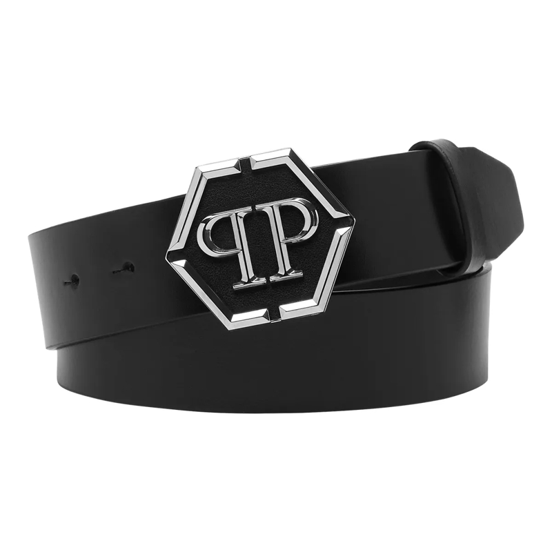 Philipp Plein Gürtel Gürtel Hexagon schwarz