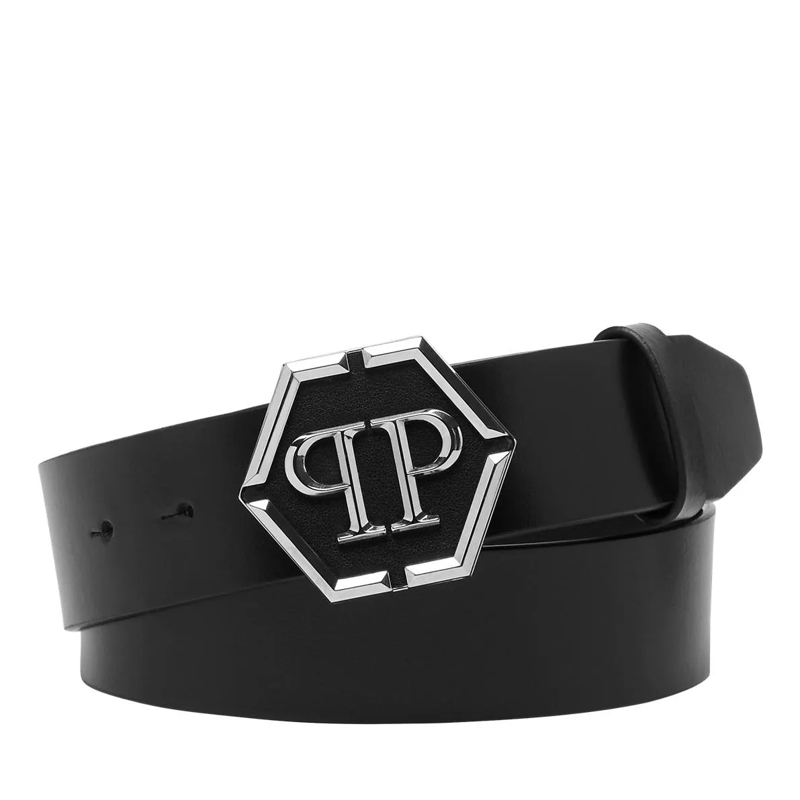 Philipp Plein Gürtel Gürtel Hexagon schwarz