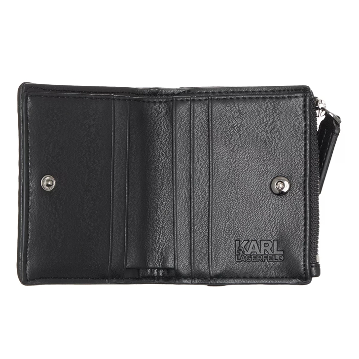 Karl Lagerfeld K/Kushion Sm Bifold Wallet Black | Bi-Fold Wallet