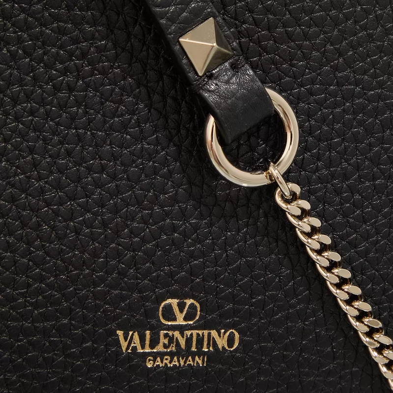 Valentino Garavani Crossbody Bag Mini Bag Rockstud Platinum Studs schwarz(Image 5)