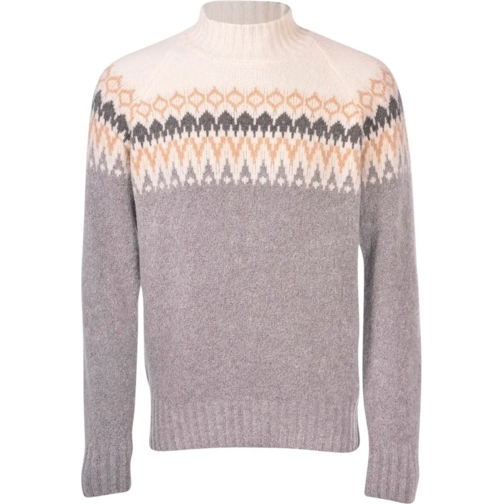 Gran Sasso Pullover Trui Rh dessin grau