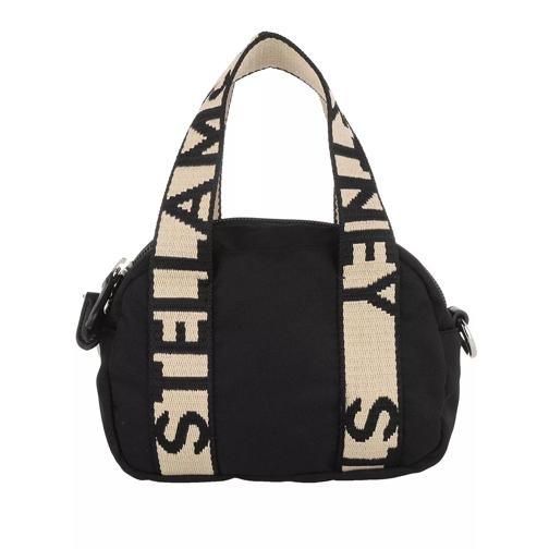 Stella McCartney Logo Mini Boston Bag Black Satchel