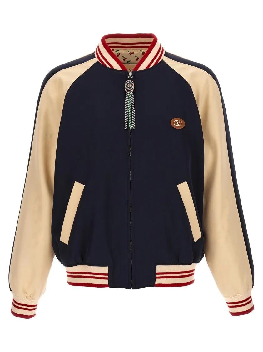 Thumbnail - Valentino Garavani - 'Le Chat De La Maison' Bomber Jacket - Größe 52 - bunt