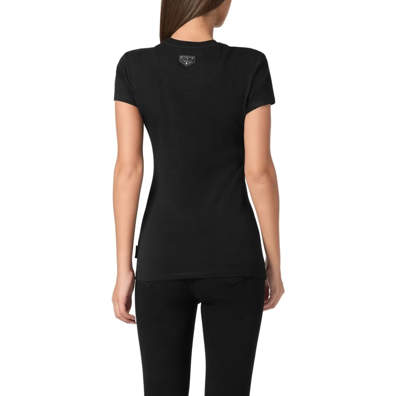 Philipp Plein T-Shirt T-Shirt Slim Fit Love Mit Schmucksteinen schwarz(Image 6)