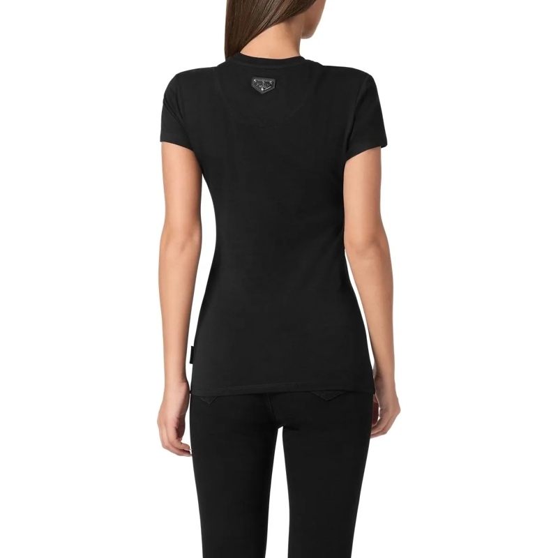 Philipp Plein T-Shirt T-Shirt Slim Fit Love Mit Schmucksteinen schwarz(Image 2)