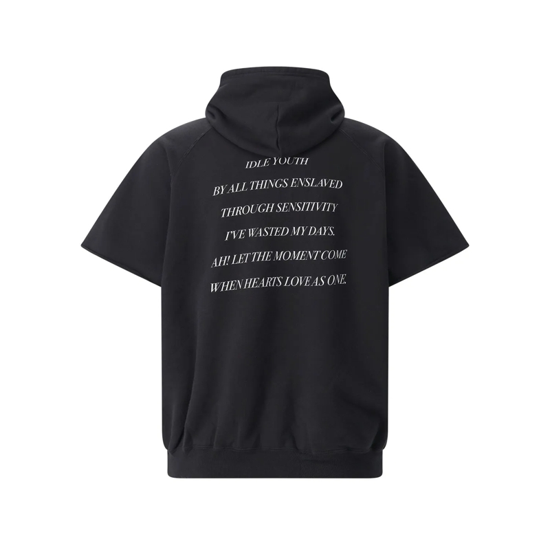 Balenciaga  Hoodie aus Baumwolle schwarz(Image 3)