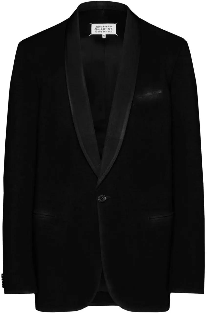 Maison Margiela - Black Wool Blazer - Größe 40 - multi