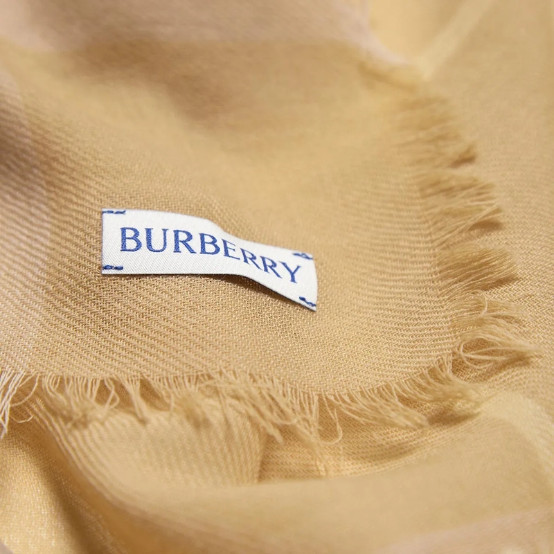 Burberry Écharpe en laine Gc Light Weight Wool Schal Multicolor(Image 4)