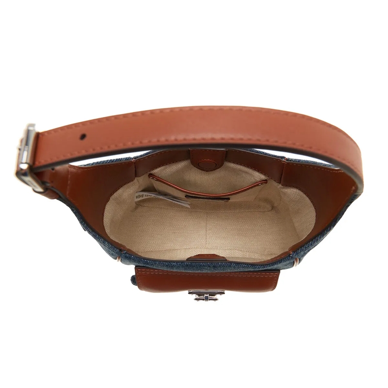 Lauren Ralph Lauren Crossbody Bag Tanner Sm Sh Shoulder Bag Small Oxford Blue/Lauren Tan(Image 6)