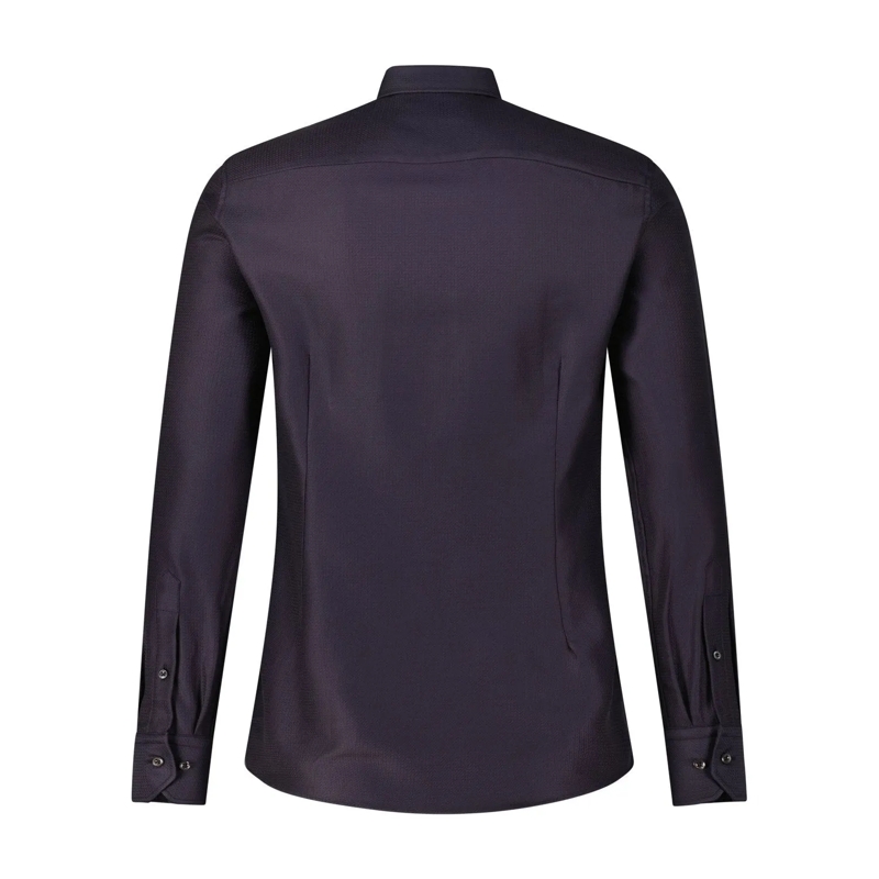 STENSTRÖMS Hemd Fein gemustertes Hemd in Slim-Fit schwarz(Image 2)