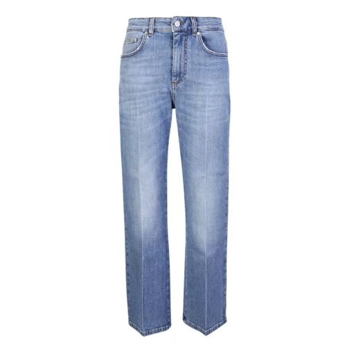 Stella McCartney Vintage Medium Blue 90'S Crop Flare Jeans Neutrals Jeans