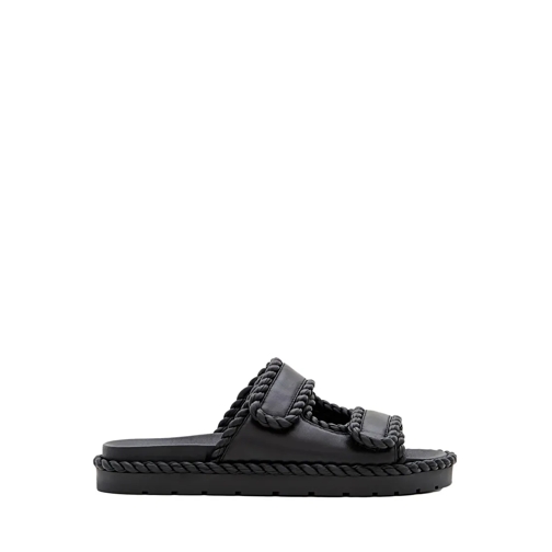 Bottega Veneta Sandale Jack Flat Nappa Sandal Black