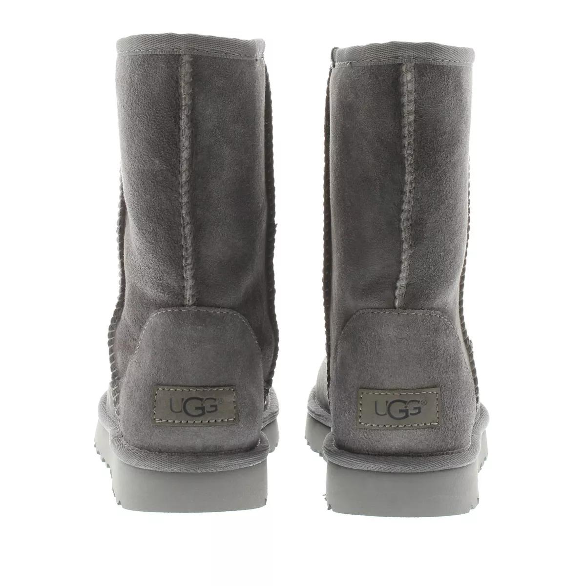 Ugg gray best sale classic short