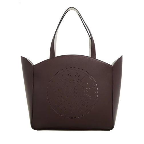 Karl Lagerfeld Sac à provisions K/Circle Lg Tote Perforated Dark Choco