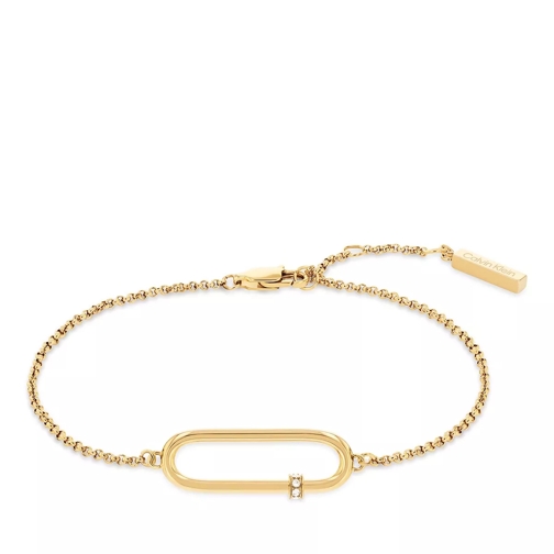 Calvin Klein Elongated Oval Bracelet Gold Armband
