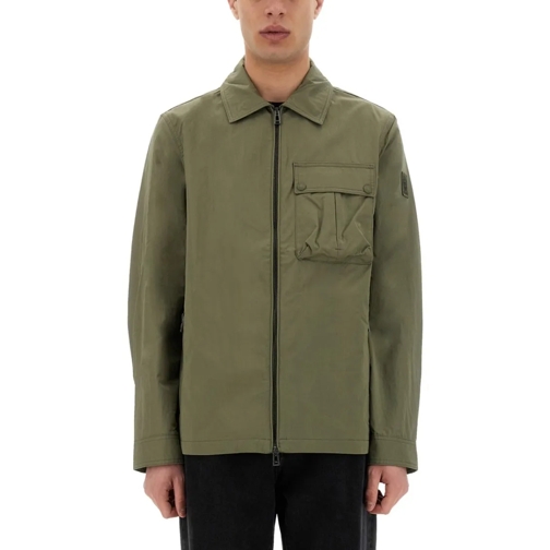 Belstaff  Zippered Shirt Jacket Green
