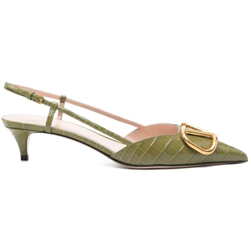 Valentino Garavani Pumps With Heel Green grün