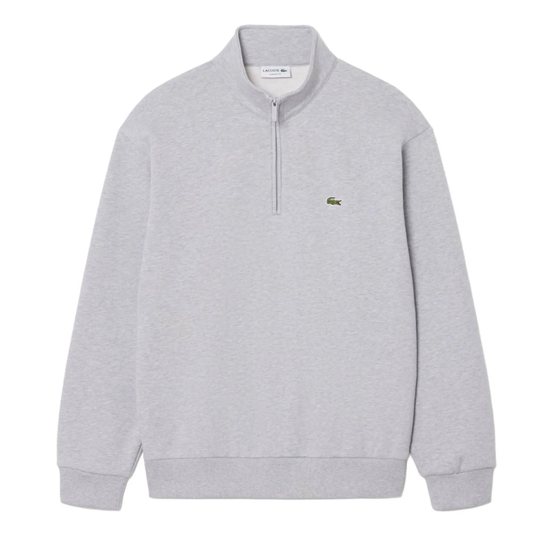 Lacoste  LACOSTE Herren Sweatshirt, Pullover mit Stehkragen grau
