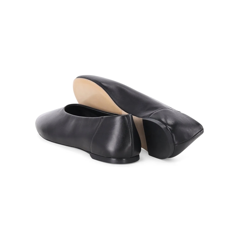 TOTEME Ballerines Ballerinas aus Leder schwarz(Image 3)