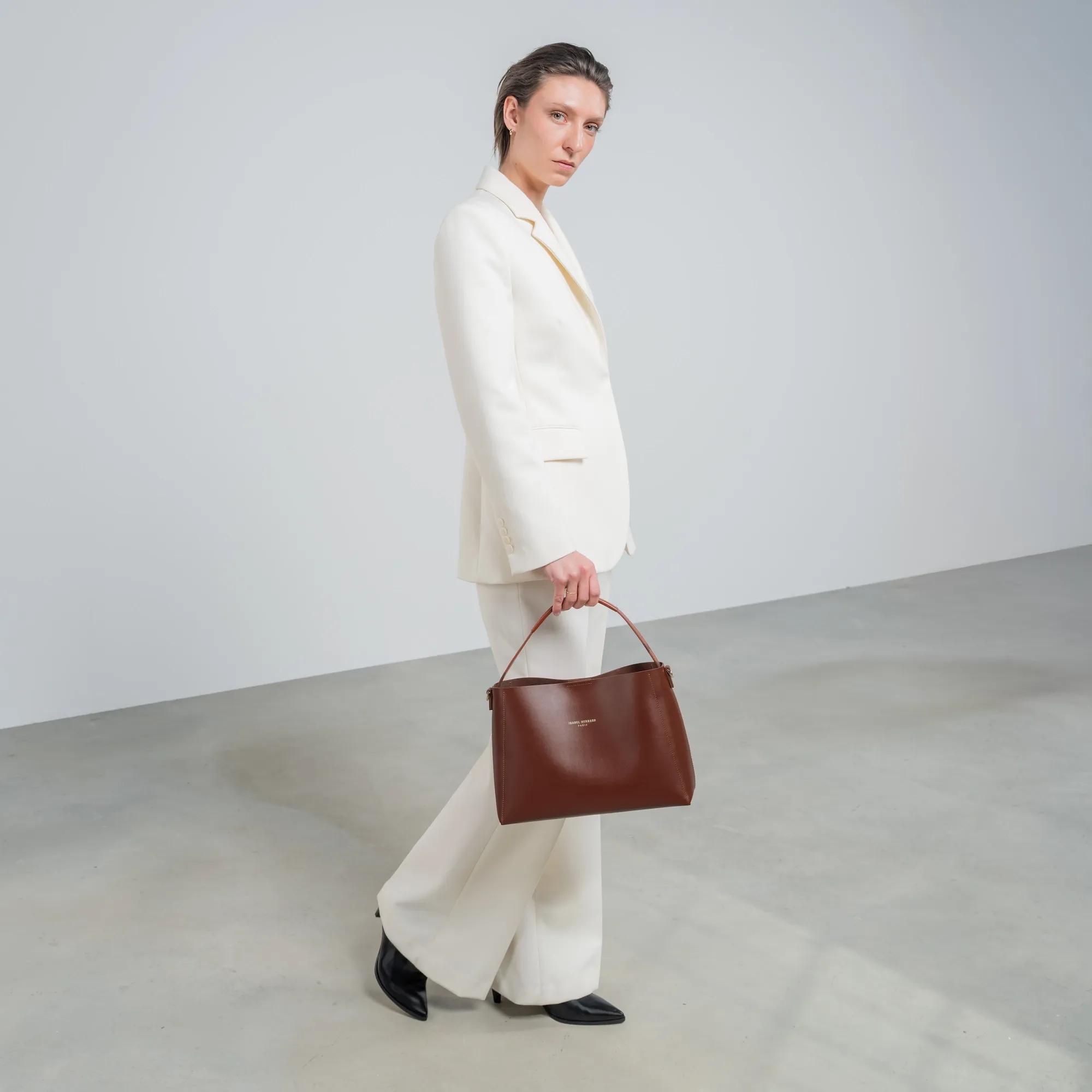 Isabel Bernard Crossbody bags Montmarte Béatrice Handtasche in cognac