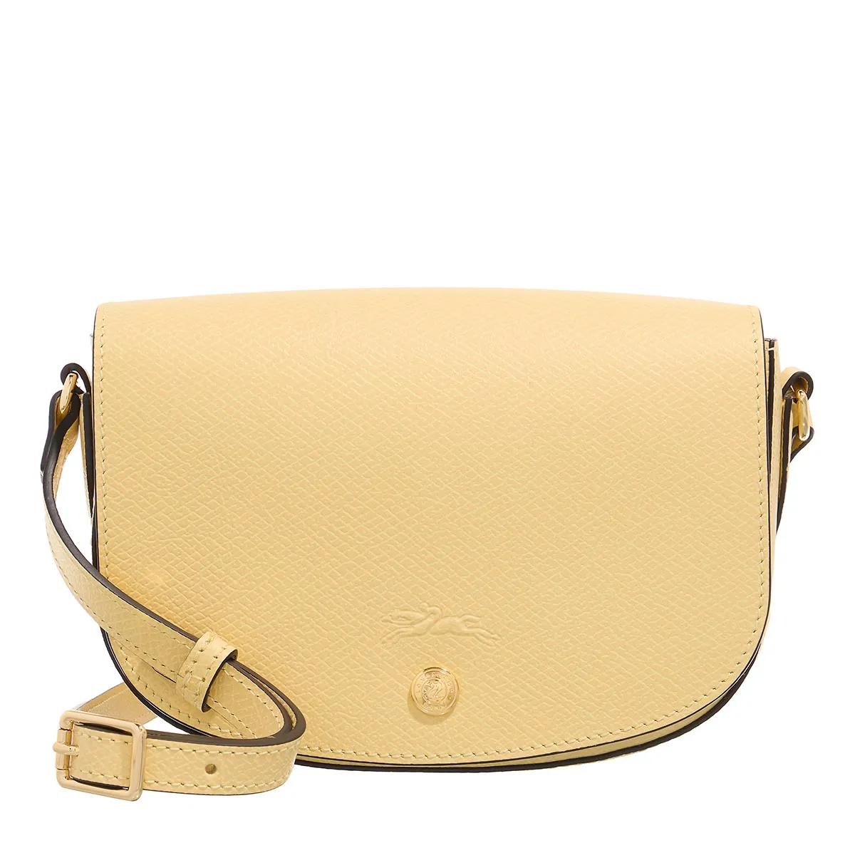 Longchamp Crossbody Bags - Epure - Gr. unisize - in Gelb - für Damen - aus Rindsleder & Rindsleder & Leder