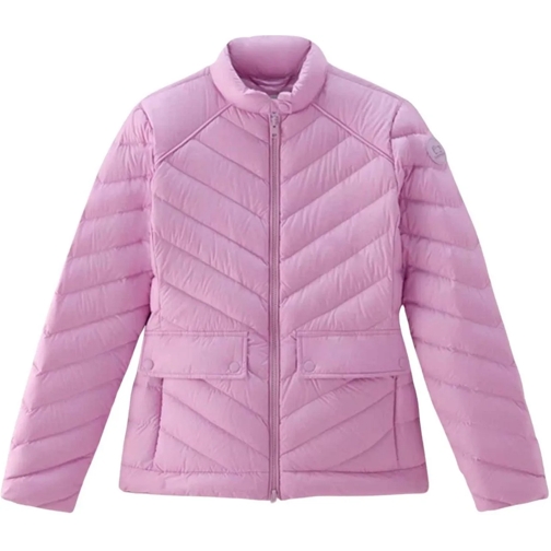 Woolrich Übergangsjacke Woolrich Chevron Quilted Gewatteerde Jassen Lila C lila