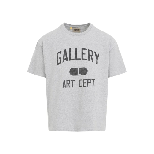 Gallery Dept. T-Shirts Heather Grey Cotton Art Tee Grey