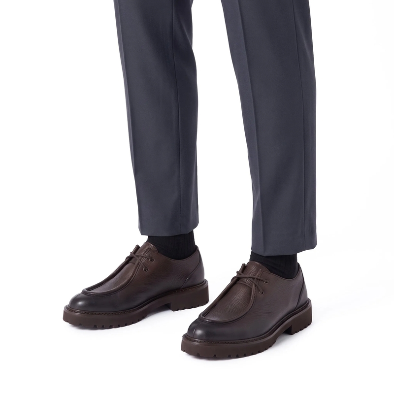 Doucal's Derbys Schnürschuhe aus Leder braun(Image 2)