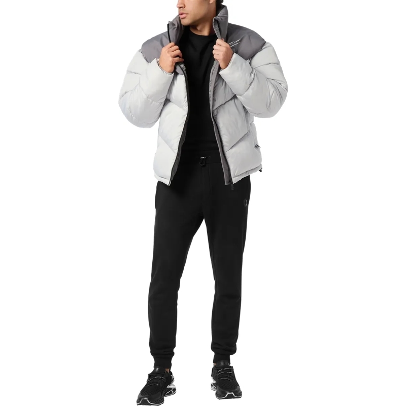 Plein Sport Lederjacke Jacke hell-grau(Image 4)