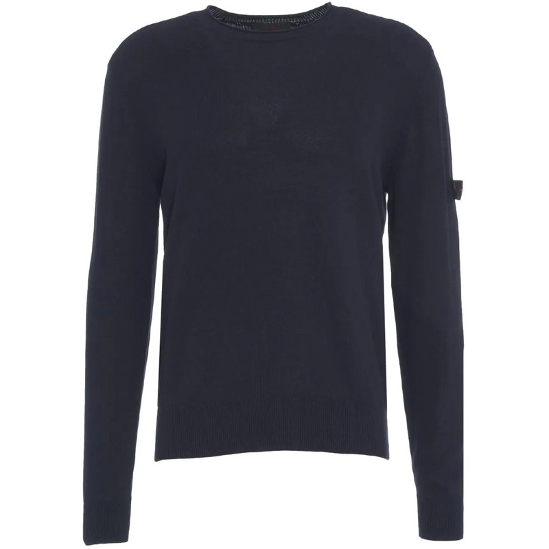 Peuterey Sweat-shirt Knit cotton sweater blau