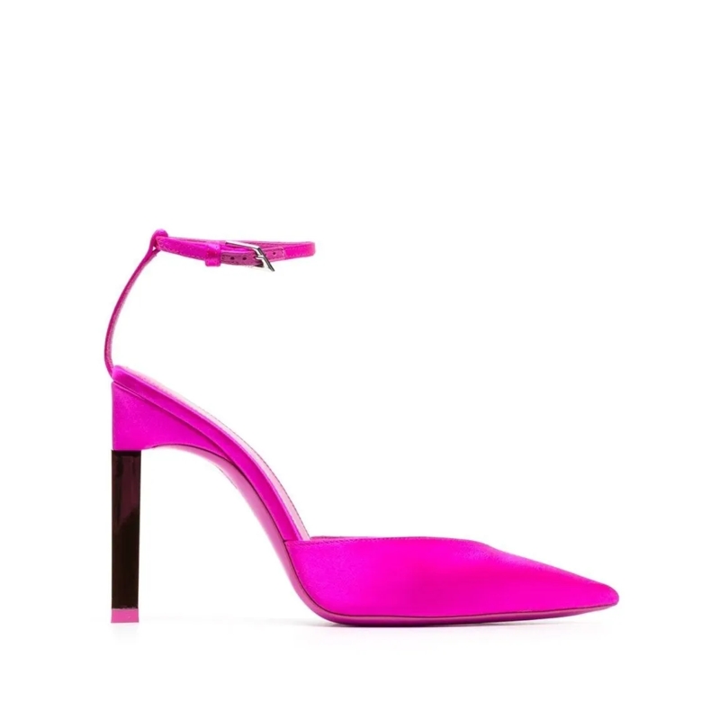 The Attico Pumps 110Mm Perine Satin Pumps Pink