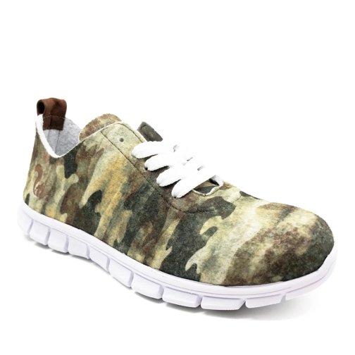 thies thies ® PET Sneaker camo green | vegan aus recycel mehrfarbig sneaker basse