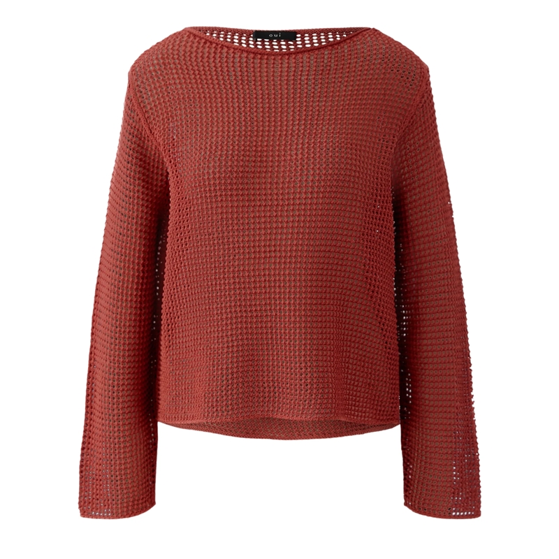 Oui Pullover Pullover beere