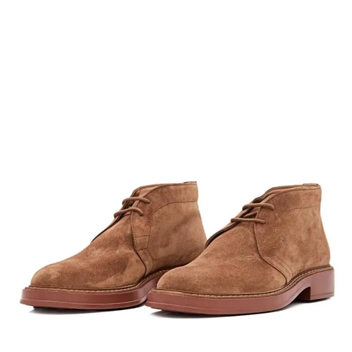 Tod's Beige Suede Boots Brown Botte