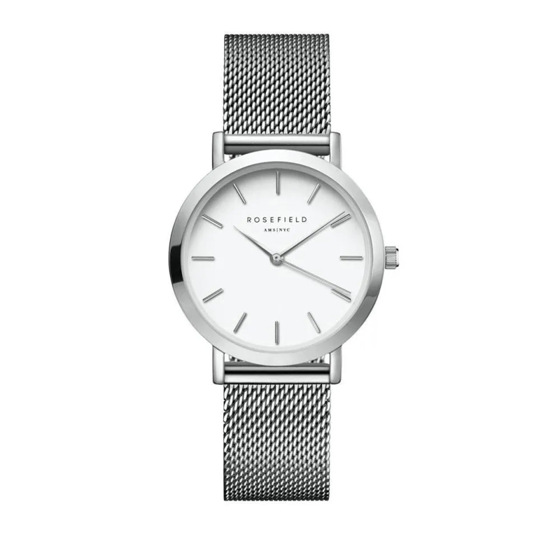 Rosefield Quarzuhr Damenuhr Tribeca silber