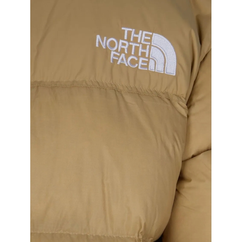 The North Face  Slightly Cropped Puffer Jacket With High Collar Brown