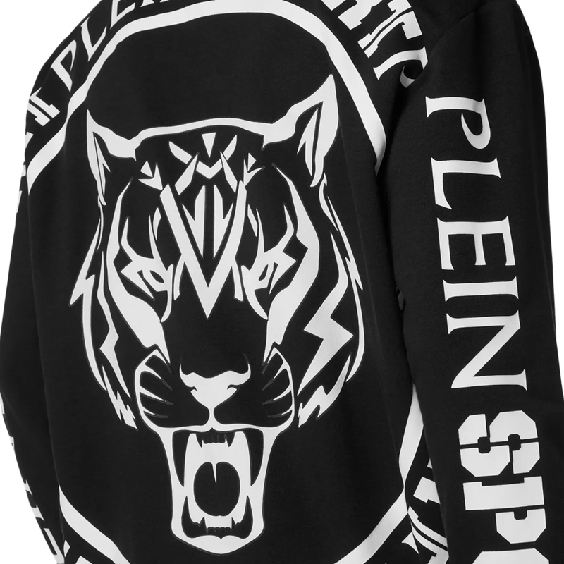 Plein Sport Top Sweatshirt Carbon Tiger schwarz(Image 5)