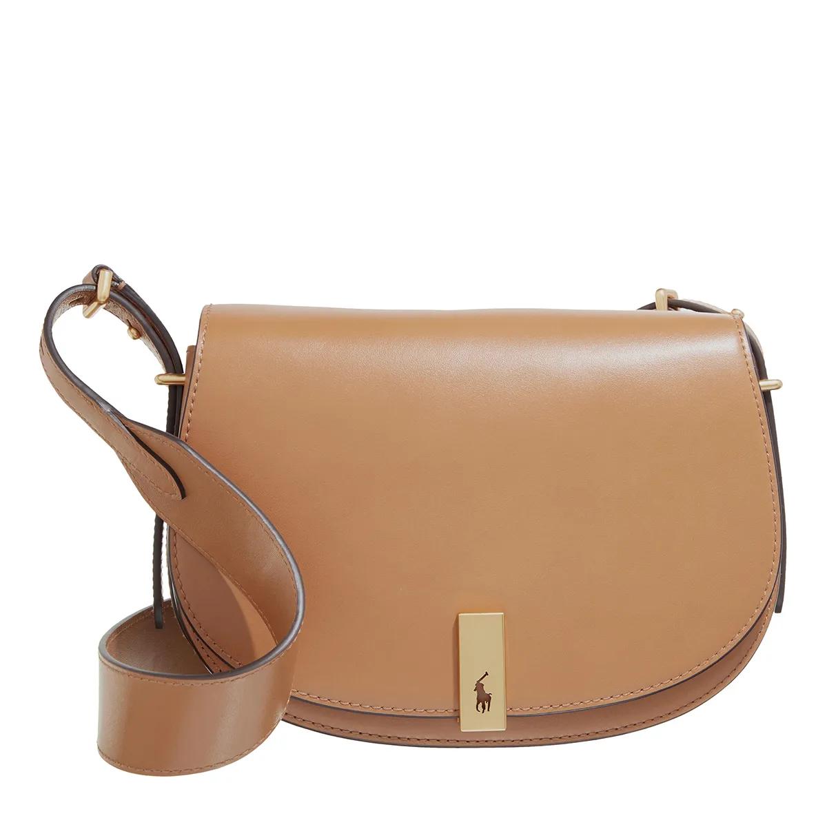 Polo Ralph Lauren Shopper - Brown Smooth Leather Shoulder Bag - Gr. unisize - in Braun - für Damen