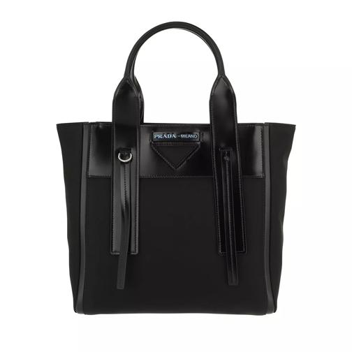 Prada Prada Milano Handbag Black Rymlig shoppingväska