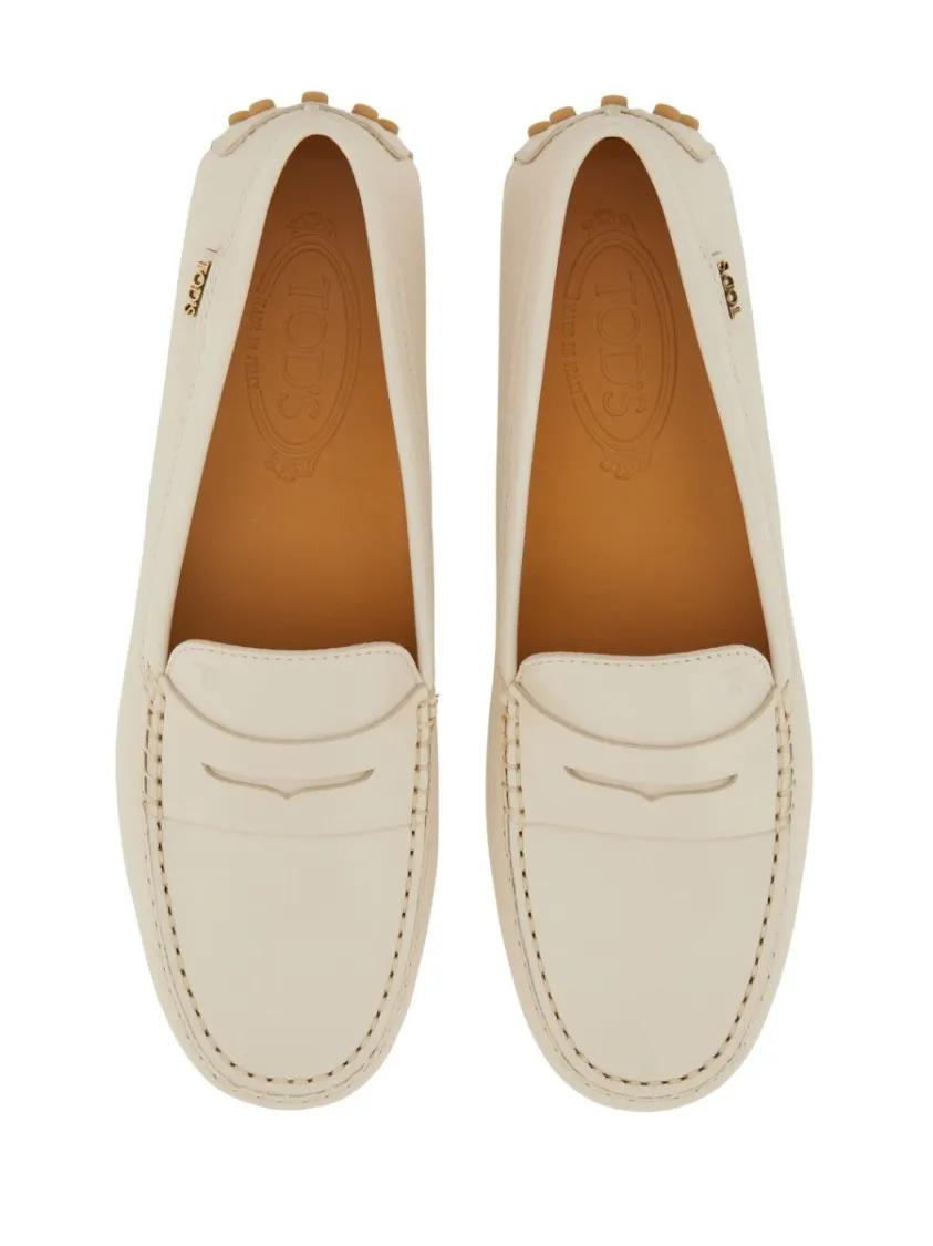 Thumbnail - Calfskin Leather Loafers - Gr. 39 (EU) - in Beige