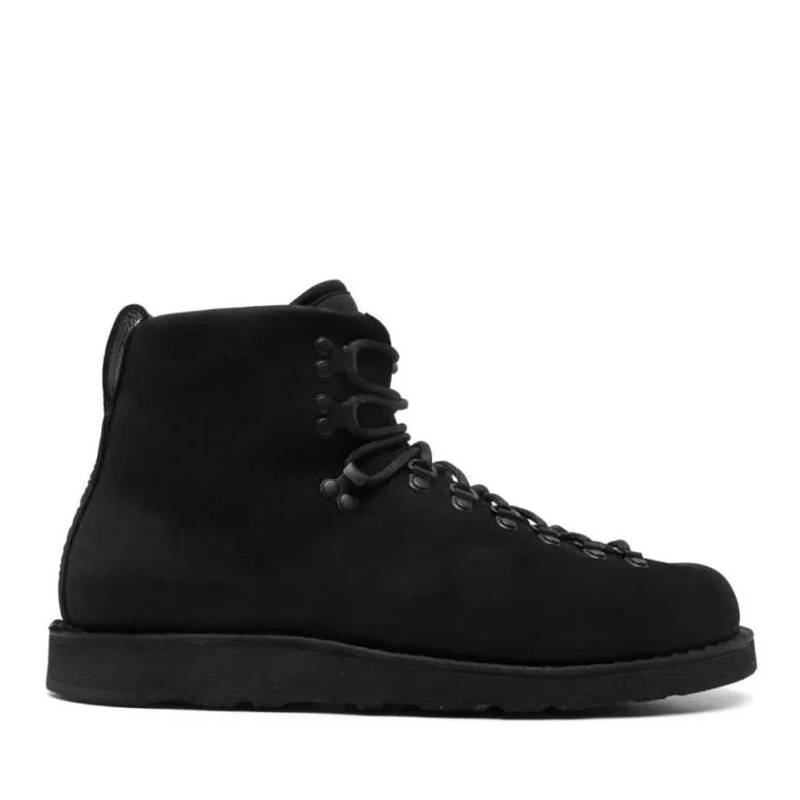 Stone Island Bottes Leather Ankle Boots Black