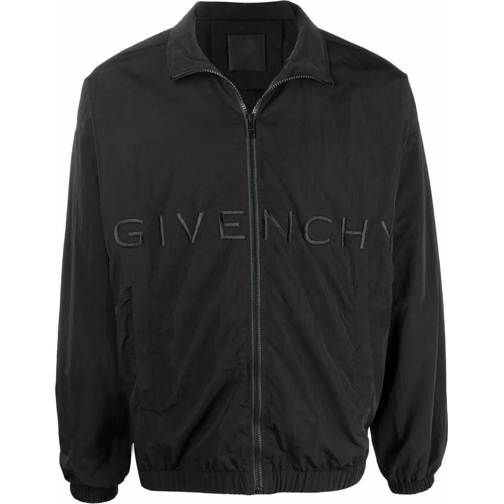 Givenchy Daunenjacken Givenchy Logo Windbreaker Jacket schwarz