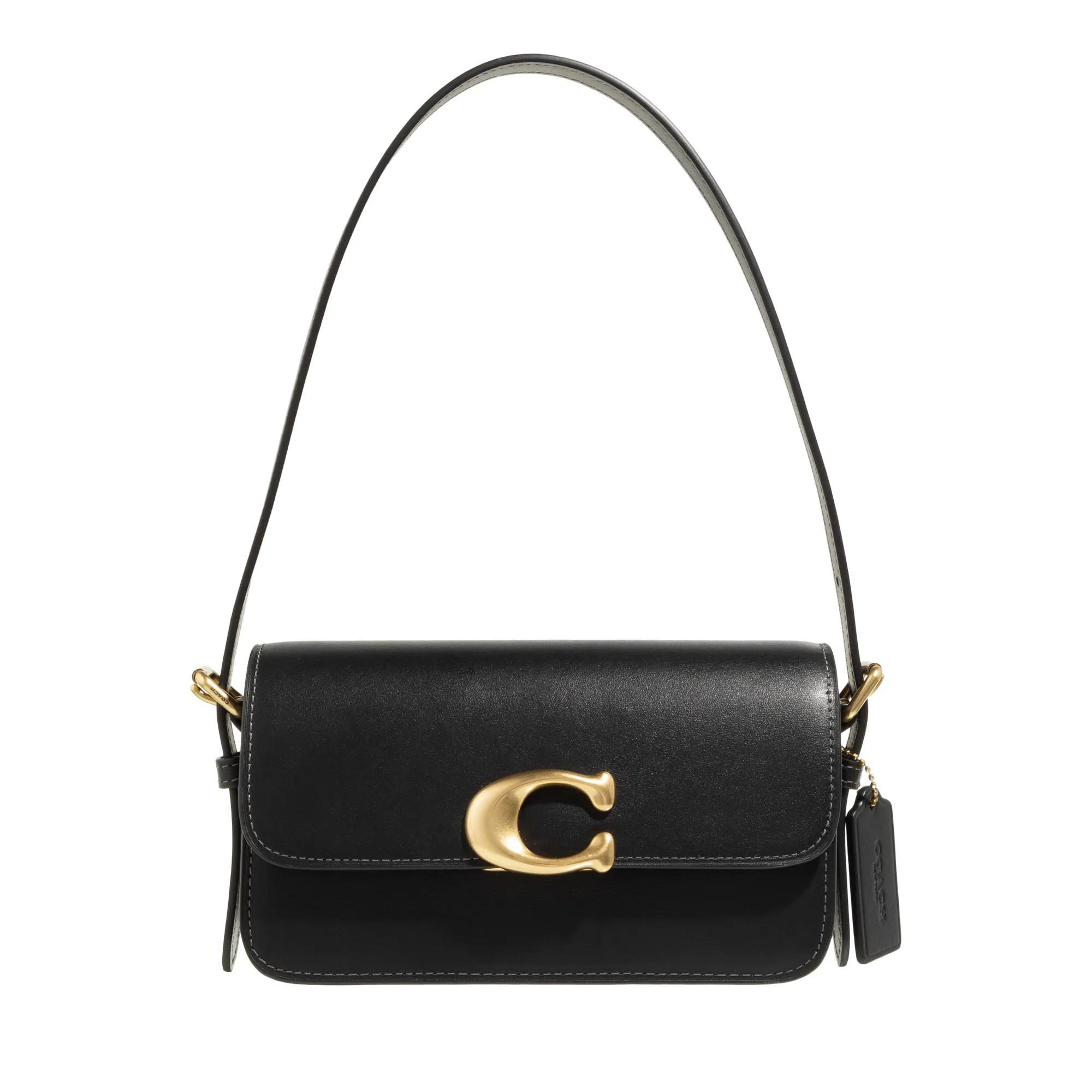 Coach Refined Calf Leather Zoe Shoulder Bag Black | Crossbody Bag