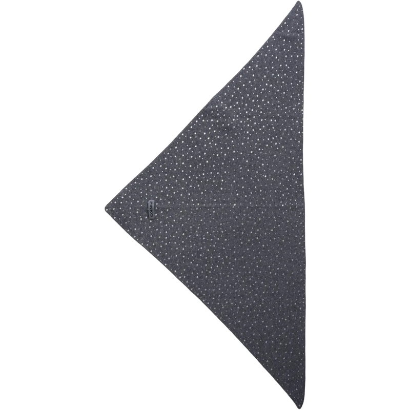 Pinko Écharpe en laine Scarf with rhinestones 'Svizzera' grau