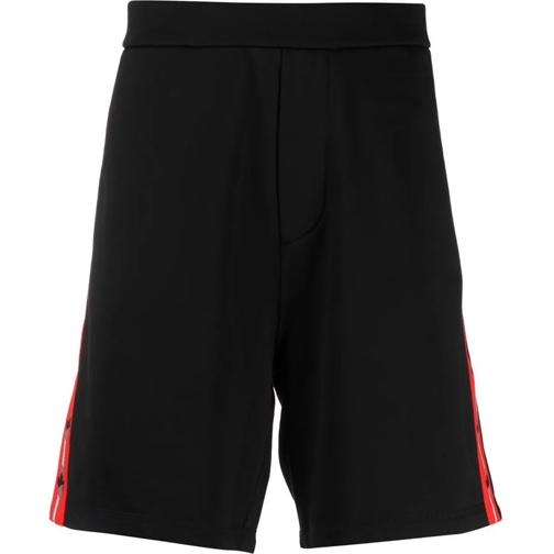 Dsquared2  Maple Leaf Side Stripe Logo Shorts schwarz