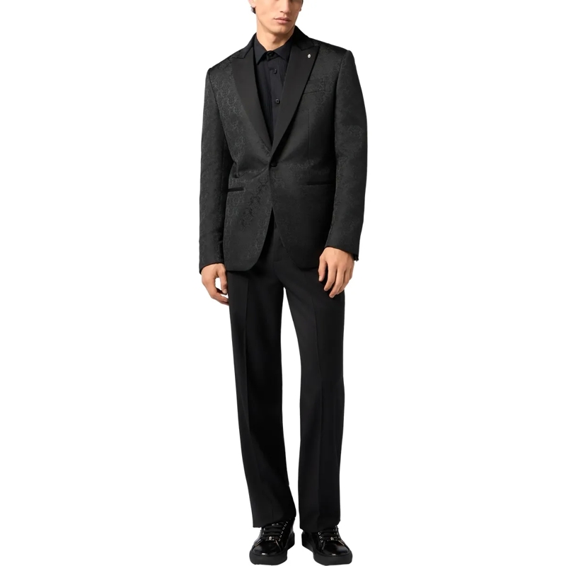 BILLIONAIRE Blazer Jacquard Brocade Blazer schwarz(Image 4)