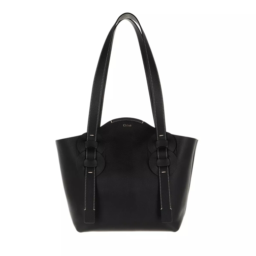 Chloé Small Darryl Tote Bag Calfskin Black Shopper