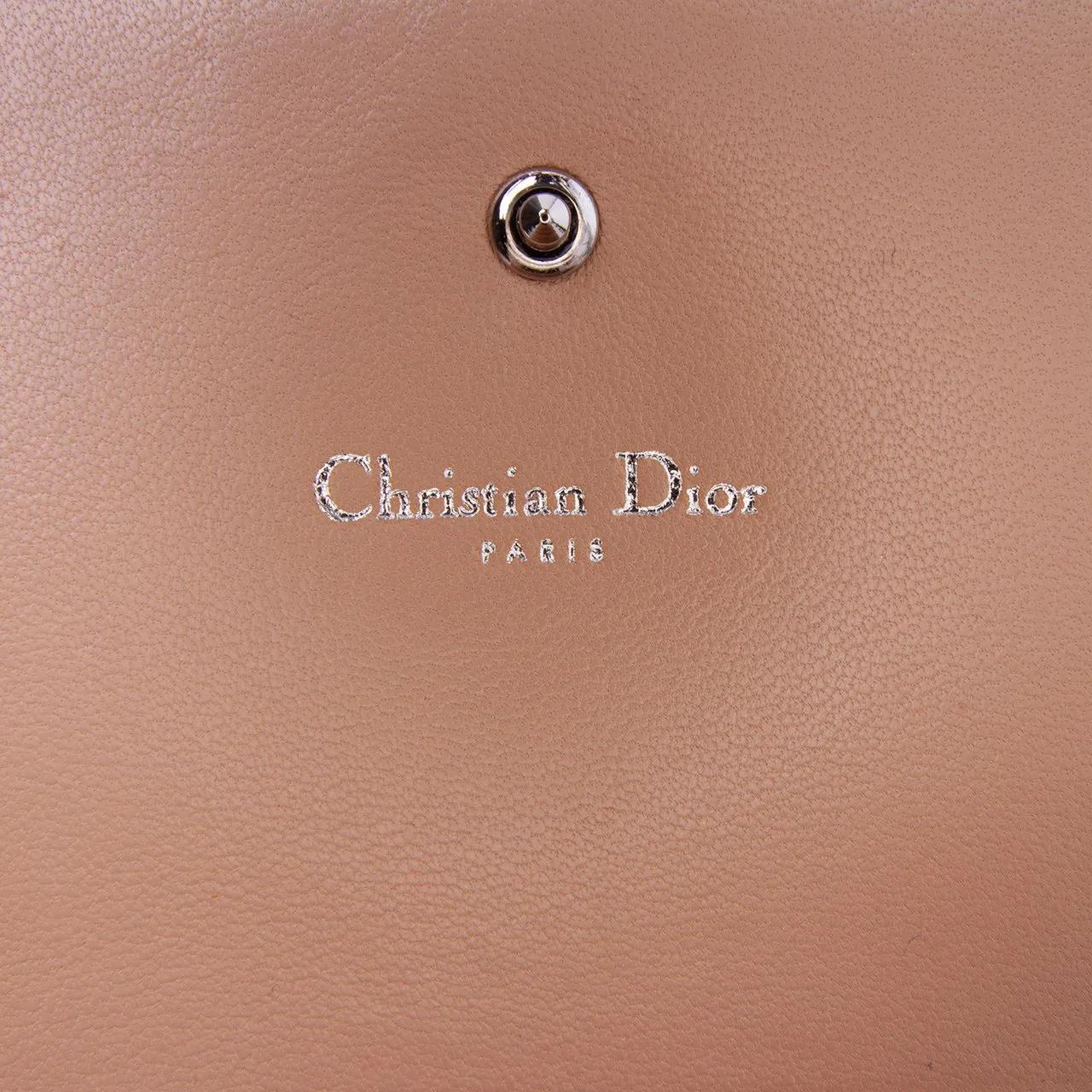 Thumbnail - Christian Dior Hobo Bags - Metallic Grained Calfskin Diorama Wallet on Chain - Gr. unisize - in Gold - für Damen