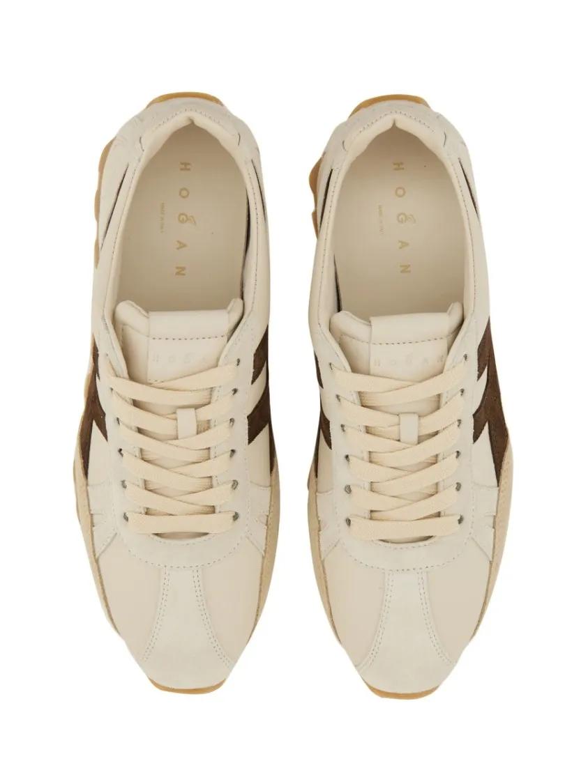 Thumbnail - Hogan Low-Top Sneaker - "86Er" Sneaker - Gr. 40 (EU) - in Beige - für Damen